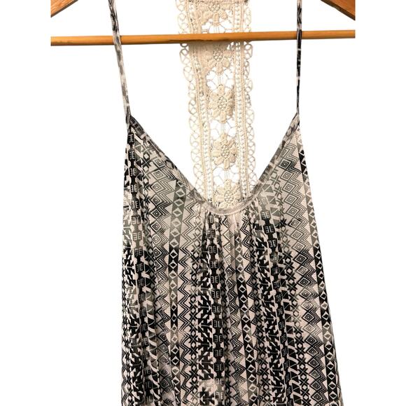 ForCynthia‎ Beachwear Cover-Up Medium Sheer White Tunic Dress Boho Resortwear - Picture 6 of 11